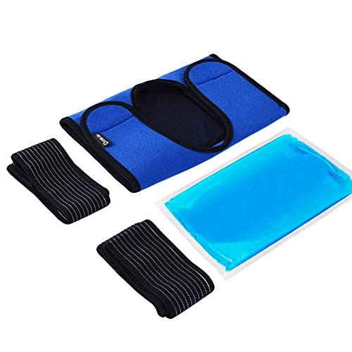 Shoulder Ice Pack For Injuries Reusable Gel Ice Wrap With Hot Cold Compress Support For Shoulders Surgery, Shoulder Tendonitis & Dislocation, Instant Pain Relief For Bursitis Sprain, And Swelling #TOP2