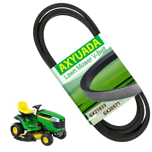 GX21833 GX20571 Deck Belt 1/2" x 141" for John Deere D140, D155, D160, E140, E150, E160, E170, S140, S160, S170, LA140, LA145 Riding Mower with 48'' Deck, Replace John Deere 48 inch Mower Belt GX20571