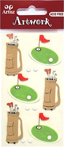 Golfing Equipment Craft Embellishment Golf And Sport Card Topper Scrapbooking Stickers