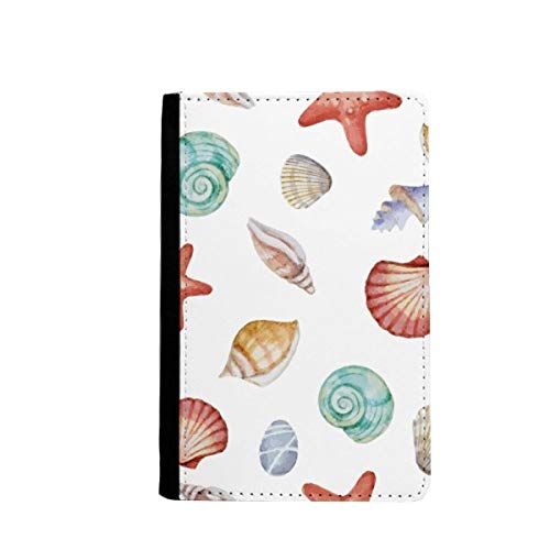 Porte-passeport coloré festonné vie marine multicolore étui classique voyage