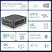 kidwants KN1 Mini PC Intel N4000(up to 2.6GHz),8GB LPDDR4 128GB eMMC,Support M.2 SSD Expansion (512GB/2TB),Support 4K Dual Display, 2.4G/5G WiFi,BT 5.0,USB 3.0,Mini Desktop Computer for Home/Office