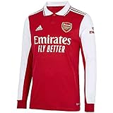 adidas Arsenal 22/23 Long Sleeve Home Jersey (as1, Alpha, xx_l, Regular, Regular, 2XL) Red