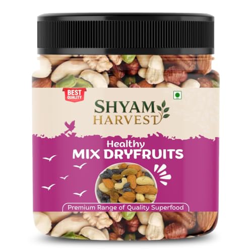Shyam Harvest Premium Mix Dry Fruit 500g |Assorted Nuts & Dried Fruits| Healthy Snacking Superfood & Daily Energy Booster