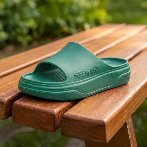 Image of Neeman's Cushers Slides for Men | CushyVerse Cushioned Waterproof Chappal | Arch Support Flip Flops & Sliders | Bounce Back Soft Cushioning Slipper for Daily Use