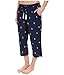 Lucky Brand Women's Woven Crop Sleep Pant