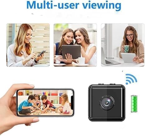 Miniatura 6 de OVWE Mini cámaras ocultas, cámara espía, cámara de seguridad magnética 1080P, cámara inalámbrica WiFi, cámara de niñera para mascotabebé,
