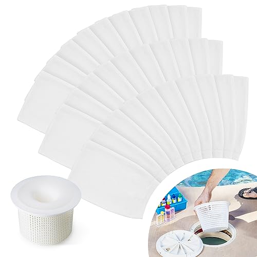 15 Pezzi Calzini Per Skimmer Da Piscina, Calzini Filtranti In Nylon Elastico Ultrasottile Riutilizzabili Per Cestello Skimmer Trattengono Polline Foglie E Capelli 88534977