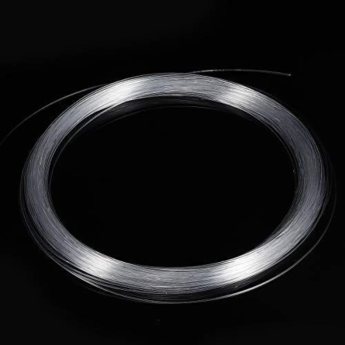 Honfitat 100M Pmma Transparent Plastic Fiber Optic Cable End Grow LED Decor 0.75/1/1.5 mm - 1.5 mm, Transparent/Green - Image 3