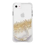 Case-Mate 【24金を散りばめた輝くケース+抗菌仕様】iPhone SE3 (第3世代) / iPhone SE2 (第2世代) / 8 / 7 / 6s / 6 用ケース Karat Marble w/Antimicrobial CM048838