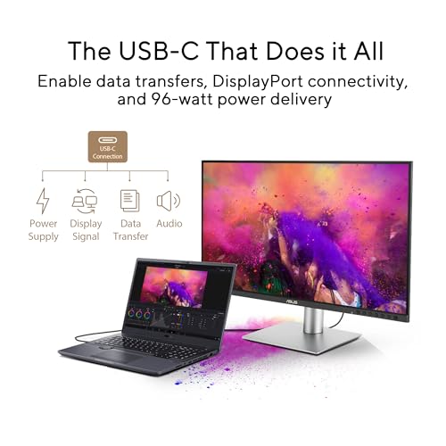 Image of ASUS ProArt PA249CGV 24 Inch 144 Hz, USB-C Professional Monitor for Mac