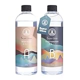 SANAAA Resina epossidica super trasparente lucida anti ingiallimento 500 g, resina autolivellante e indurente, trasparente e senza bolle, adatto per gioielli, rivestimento in legno e resina colata