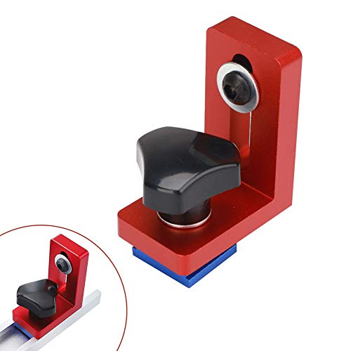 30 Conducto de carpintería Limitador dedicado, ranura en T Tope de riel de inglete Calibre de inglete deslizante Conector de valla Retenedor de riel Localizador de conducto para fresado de carpintería