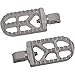 Joker Machine 08-56-7 Adjustable Serrated Long Footpegs - Raw Aluminum