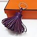 Produktbild YUESHAO Quaste Schlüsselanhänger Handgefertigte Leder Quaste Schlüsselbund Metall Schlüsselanhänger Frauen Tasche Charme Zubehör Handtasche Schlüsselanhänger Auto Anhänger