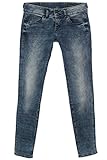  Herrlicher Mora Slim Jeans Hose Pants Damen Stretch Denim Röhrenjeans Slim Fit, Farbe:Jeansblau, Hosengrößen:W30, Hosenlängen:L32