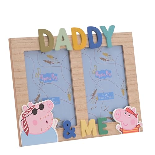 Cadre photo Peppa Pig Daddy & Me Widdop décoration chambre bébé