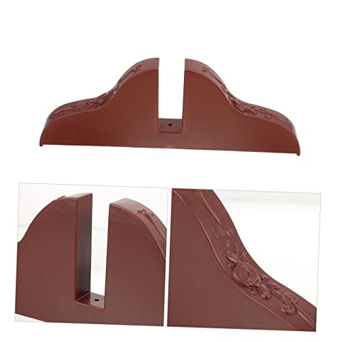 Alipis Roda Dedicada De Madeira Base De Tela 3Pcs