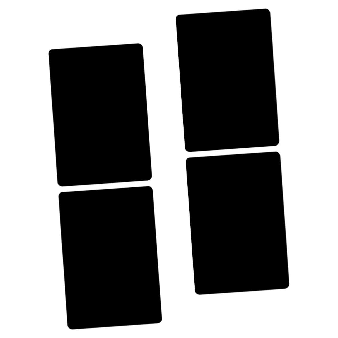 Operitacx Ergonomic Laptop Palm Pad Support 2 Pairs Heat Dissipation Silicone Wrist Rests for Comfortable Typing