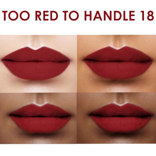 Image of One Wish Creamy Matte Lipstick Long Lasting for Women - Too Red to Handle Shade 18 | Full Coverage | Creamy Formula | No Flaky Lips | No Dryness| High-Pigment | SPF | Vitamin E, Almond Oil & Shea Butter for Moisturising Lip | 8 Hrs Lasting | Smooth Finish | 3.8 gm