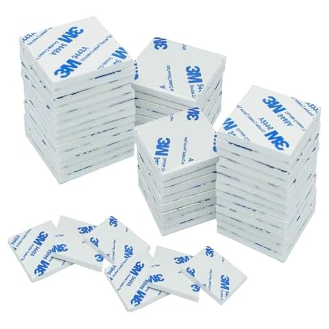 Yision Double Sided Foam Tape, Strong Square Foam Stickers Pads Suitable for Photo Album Walls, Hooks, Small Mirrors, Bookcases-200pcs Cover