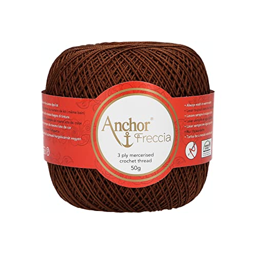 Anchor 4771012 00359 Crochet Yarn Cotton Brown