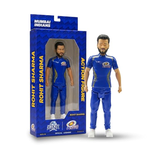 Image of Action Figure, IPL Edition, 7 Inch Rohit Sharma | 360 Rotatable Head, For Fans & Collectors, Cricket Player