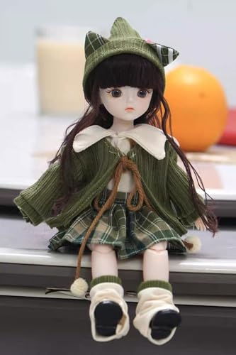 Muñeca BJD 1/6 con Ropa y Peluca, Estilo Anime miniatura 5