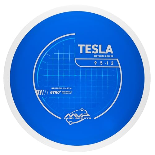 MVP Disc Sports Neutron Tesla Disc Golf Distance Driver (165-170g / Colors May Vary)