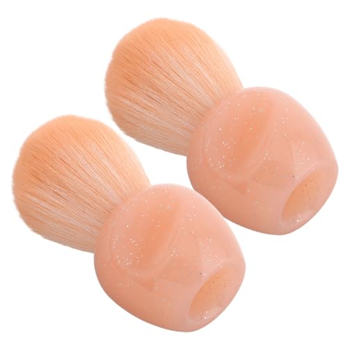 Beatifufu Ergonomic Nail Dust Cleaning Brush Set Small Eyeshadow Makeup Brushes for Travel Manicure