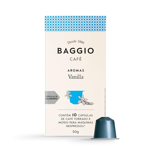 Baggio Café Cápsulas De Café Aroma Vanilla Compatível Com Nespresso Contém 10 Cápsulas