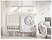 Wendy Bellissimo 4pc Nursery Bedding Baby Crib Bedding Set - Elephant in Grey