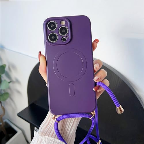 Étui antichoc LVTFCO violet foncé résolvant le problème des chutes de téléphone au quotidien