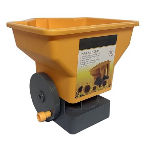 Manual Crank Adjustable Garden Spreader miniatura 1