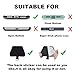 SS Phone Lanyard, Cell Phone Lanyard with Adjustable Detachable Neckstrap and Phone Tether, Phone Strap Suitable for All Smartphones-Black