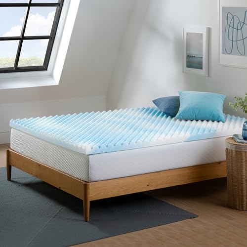 Zinus 2-inch Swirl Gel Queen Mattress Topper thumbnail 10