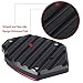 Worldmotop Motorcycle Kickstand Pad Support Kickstand Foot Pad Replacement for Kawasaki Versys650 Versys 650 2010-2022 Side Stand Plate Pad (black)