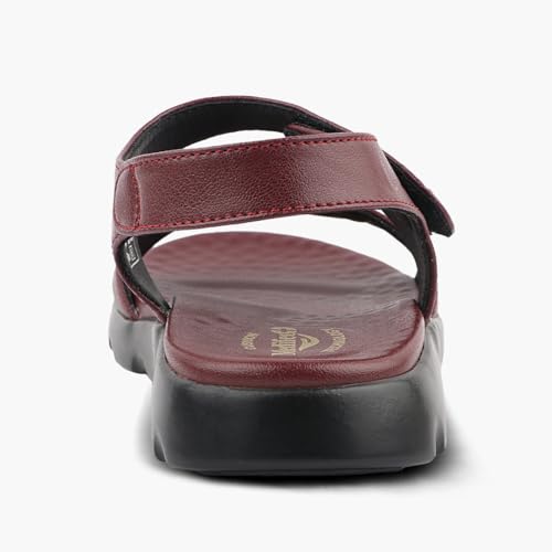 Image of Medifeet Women's Orthopedic Soft Sandals, Black, Comfort Walking Footwear with Adjustable Straps