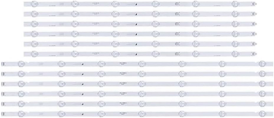 FAMUGOS 12 x LED Backlight Strips Replacement for Sony XBR-65X800G KD-65X75CH KD-65X750H KD-65X8000G KD-65X7500H KD-65XG8096 I-6500SY80131-R-V2 I-6500SY80131-L-V2 I-6500SY80131
