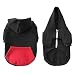meioro Hunde Kapuzenpullis Warm Hundebekleidung Reißverschluss Hundekleidung Nette Haustier Hoodies (XL, Schwarz)