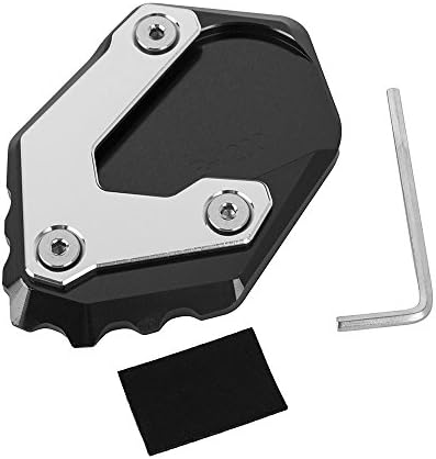 New Motorcycle Accessories motorbike Side Stand Enlarger Kickstand Extension Plate for R1200GS LC 2013-2018, Not for R1200GS Adventure LC (Black)