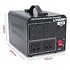 Cantonape Voltage Converter 2000W Step Up Step Down UK to US Transformer with 2 US & 2 UK outlets for 220V-110V & 110V-220V