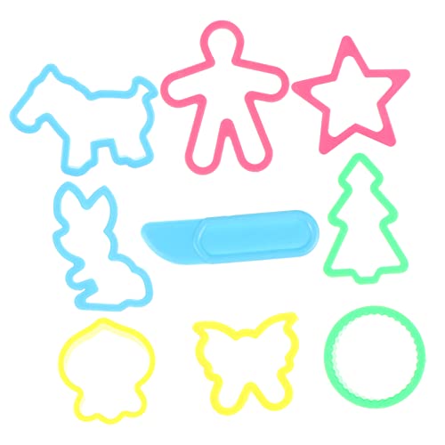 Clay Dough Chocolate Tools 45Pcs Color Clay Mold Stencils For Tools For For Molds For Playset Kit Accessories Tools 'S Clay Plastic Mold Cartoon Mould Chocolate Cookie #TOP18
