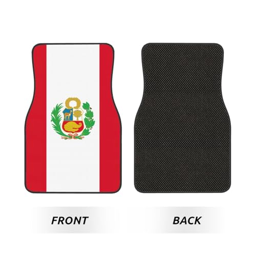 Tapis de voiture drapeau Pérou pour rénover et protéger la moquette - 7