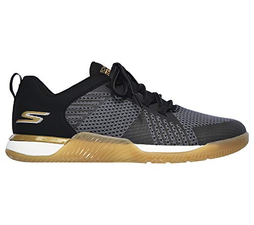 Tênis Go Train-Viper, Skechers, Masculino, Preto / Dourado, 38