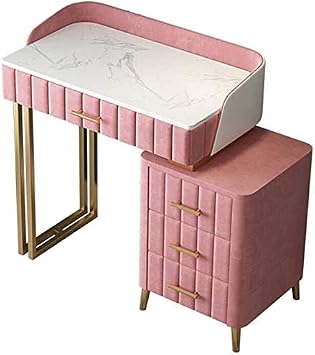 Luxurious Makeup Vanity Desk,New Nordic Light Luxury Dressing Table Bedroom Modern Minimalist Storage Cabinet Mini Small Makeup Table