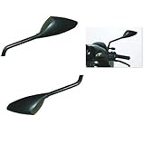 Retrovisores para moto retrovisor de manillar espejos universales Far negro para Aprilia Mana 850 GT ABS 2009 – 2017