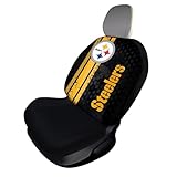 FANMATS NFL - Pittsburgh Steelers SEATCOVERRALLY-Pittsburgh Steelers Rally Seat Cover - Full Color Vivid Design - 1pc