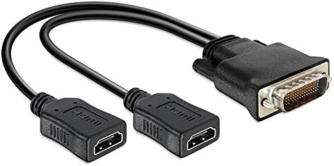 DeLOCK Adaptor DMS-59 Male to 2X HDMI Female 20 cm