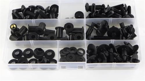 Kit boulons carénage VFR800 vis et clips carrosserie moto noir