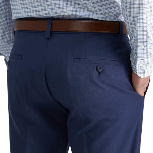 Image of Haggar Men's Cool Right Performance Flex Straight Fit Flat Front Pant
